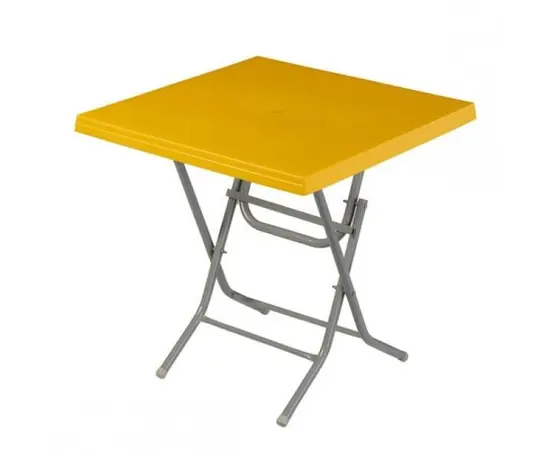 მაგიდა გასაშლელი LADIN Yellow 75x75x73 სმ მაგიდა გასაშლელი LADIN Yellow 75x75x73 სმ