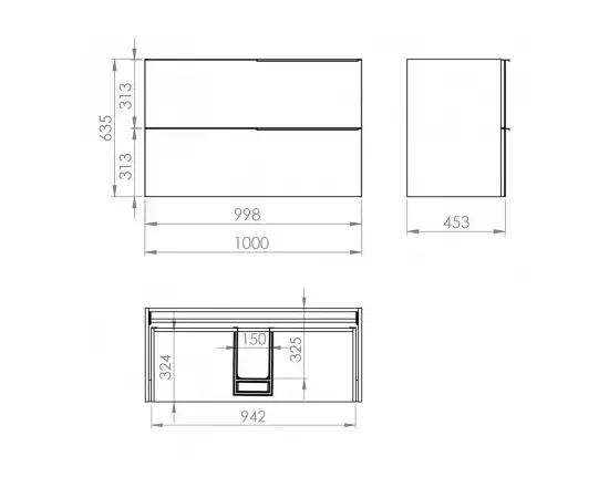 აბაზანის ტუმბო ხელსაბანის გარეშე Elita SOHO Fume Matt 100 სმ აბაზანის ტუმბო ხელსაბანის გარეშე Elita SOHO Fume Matt 100 სმ