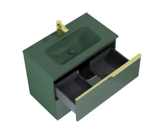 აბაზანის ტუმბო ხელსაბანის გარეშე Elita SOHO მწვანე მქრქალი 80 სმ აბაზანის ტუმბო ხელსაბანის გარეშე Elita SOHO მწვანე მქრქალი 80 სმ