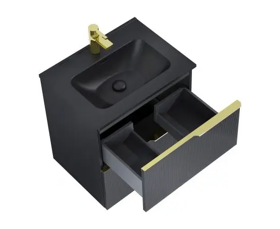 აბაზანის ტუმბო ხელსაბანის გარეშე Elita SOHO შავი მქრქალი 60 სმ აბაზანის ტუმბო ხელსაბანის გარეშე Elita SOHO შავი მქრქალი 60 სმ