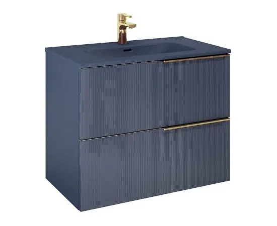 აბაზანის ტუმბო ხელსაბანის გარეშე Elita SOHO ლურჯი მქრქალი 80 სმ აბაზანის ტუმბო ხელსაბანის გარეშე Elita SOHO ლურჯი მქრქალი 80 სმ