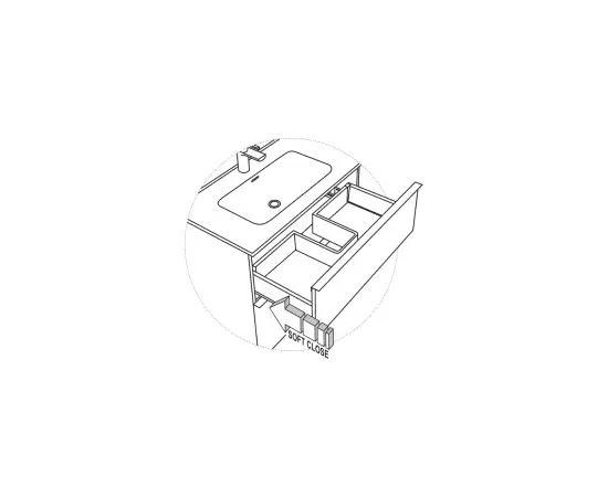 აბაზანის ტუმბო ხელსაბანით Elita LOOK 1DR თეთრი მქრქალი 60 სმ აბაზანის ტუმბო ხელსაბანით Elita LOOK 1DR თეთრი მქრქალი 60 სმ