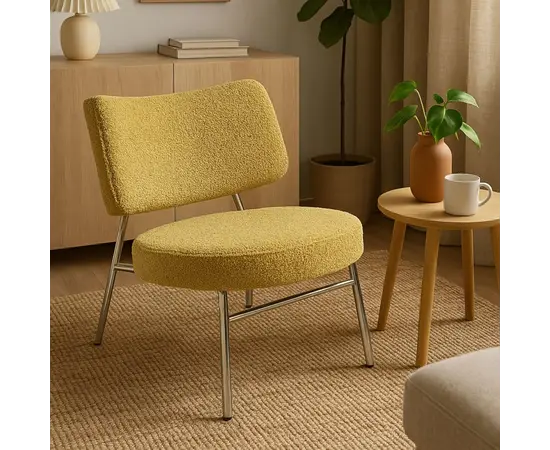 Chair BRINA YELLOW 67.5x63x78 cm Chair BRINA YELLOW 67.5x63x78 cm