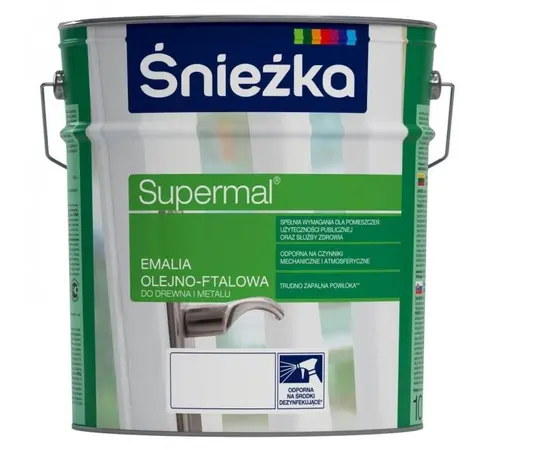 Enamel oil-phthalic Sniezka Supermal 5 l glossy white Enamel oil-phthalic Sniezka Supermal 5 l glossy white