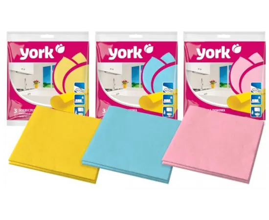 Wipes York 35x35 cm 3 pc Wipes York 35x35 cm 3 pc