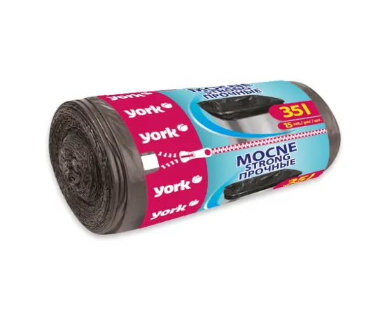 Garbage packages york 35l/15pc 50x60 cm