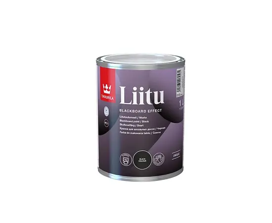 Decorative paint for boards Tikkurila 1 l black