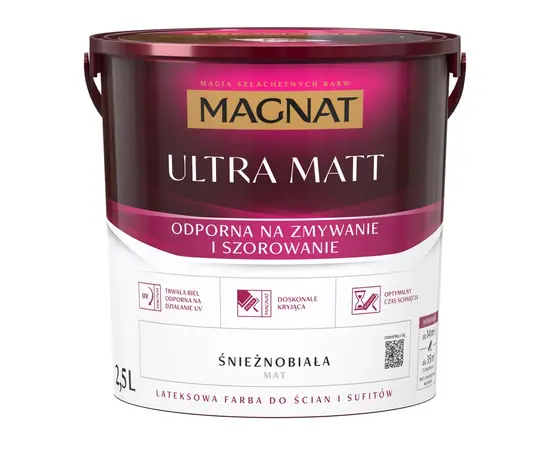 Interior paint Magnat Ultra Matt 2.5 l white