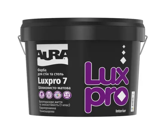 Interior paint Eskaro Aura Luxpro 7 9 l smooth transparent
