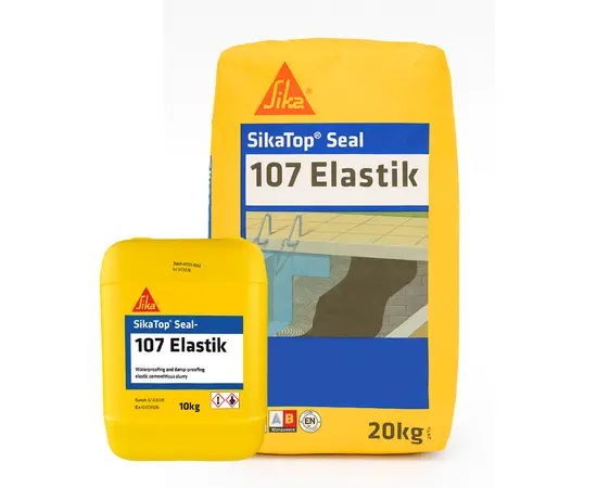 ჰიდროიზოლაცია ორკომპონენტიანი ელასტიური SikaTop Seal-107 Elastik კომპ. A 10 კგ + კომპ. B 20 კგ ჰიდროიზოლაცია ორკომპონენტიანი ელასტიური SikaTop Seal-107 Elastik კომპ. A 10 კგ + კომპ. B 20 კგ