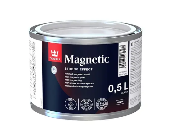 Decorative paint with magnetic effect Tikkurila 0.5 l grey