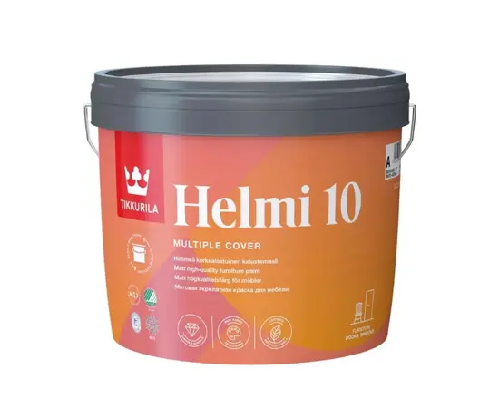 საღებავი ავეჯის Tikkurila Helmi 10 Matt A 2,7 ლ