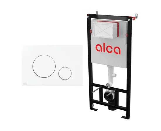 Installation system for suspended toilet Alcadrain AM101/1120 + button M670 Installation system for suspended toilet Alcadrain AM101/1120 + button M670