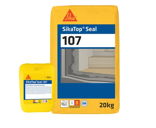 ჰიდროიზოლაცია ორკომპონენტიანი SikaTop Seal-107 კომპ. A 10 კგ + კომპ. B 20 კგ ჰიდროიზოლაცია ორკომპონენტიანი SikaTop Seal-107 კომპ. A 10 კგ + კომპ. B 20 კგ