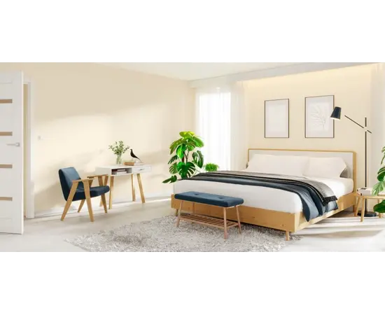 Interior paint test Magnat Kolor Love 25 ml KL10 light vanilla Interior paint test Magnat Kolor Love 25 ml KL10 light vanilla