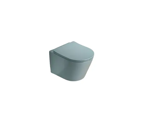 Wall hung toilet Pate B2330MLG Rimless Matt Aqua green Wall hung toilet Pate B2330MLG Rimless Matt Aqua green