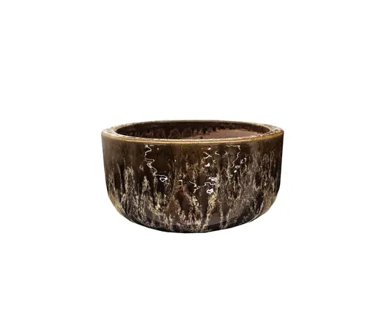 ქოთანი კერამიკული Mega Collections Glazed Bowl Falling 21x10სმ 3ლ ყავისფერი ქოთანი კერამიკული Mega Collections Glazed Bowl Falling 21x10სმ 3ლ ყავისფერი