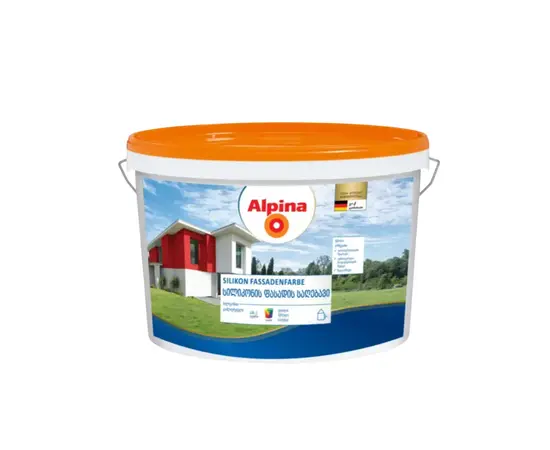 Facade paint silicone Alpina Base 3 4.7 l transparent