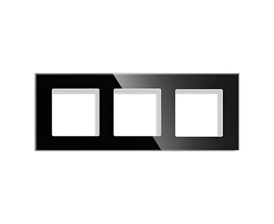 Frame Elegant Smart Home 3 glass black Frame Elegant Smart Home 3 glass black