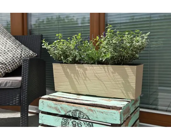 Горшок цветочный Lamela BEGONIA 19x56см 12л кремовый Горшок цветочный Lamela BEGONIA 19x56см 12л кремовый