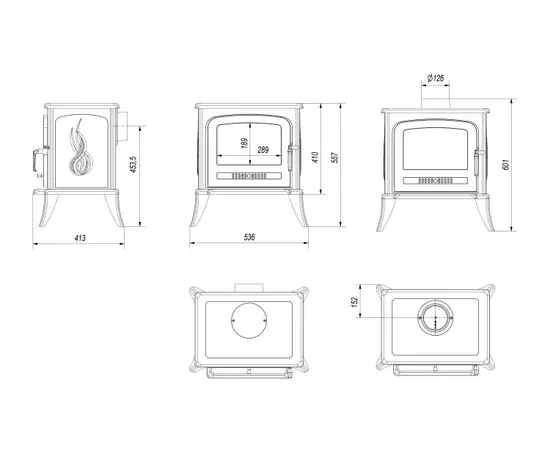 Камин Kratki KOZA/K7 5kW