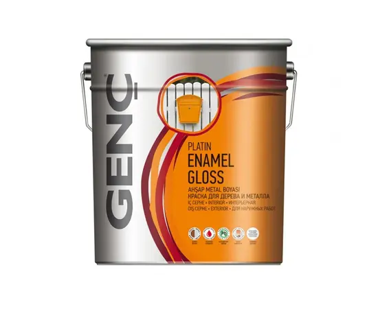 Paint for wood and metalGench SILVER 9103 15 l black