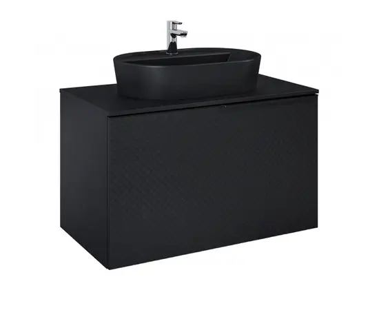 Bathroom vanity without washbasin Elita GLAM Black Matt 90 cm Bathroom vanity without washbasin Elita GLAM Black Matt 90 cm