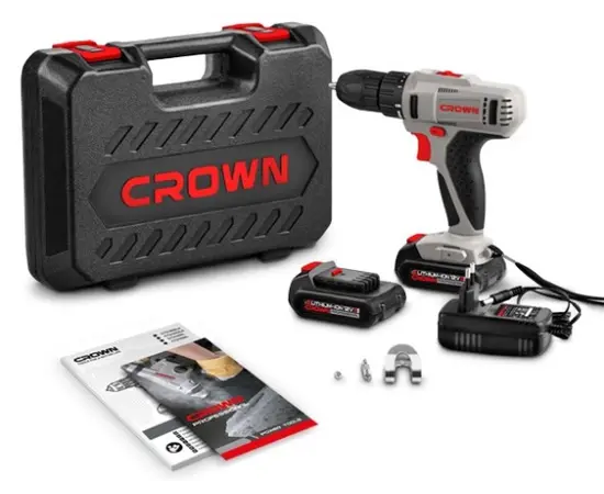 აკუმულატორის დრელი-სახრახნისი Crown CT21052LH 12V