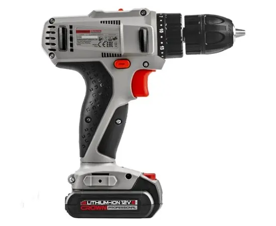 აკუმულატორის დრელი-სახრახნისი Crown CT21052LH 12V