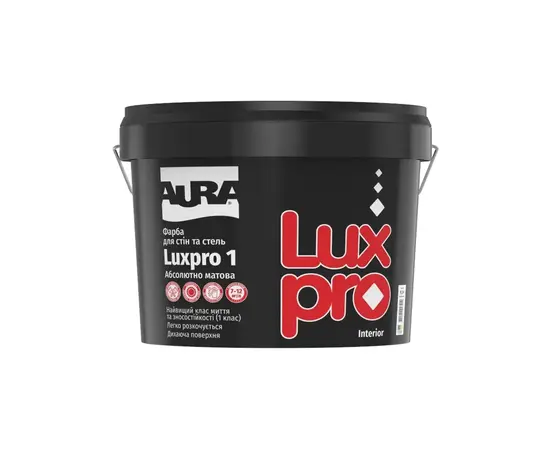 Acrylic paint Eskaro Aura Luxpro 1 4.75 l matte white