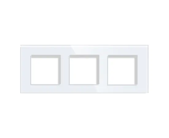 Frame Elegant Smart Home 3 glass white Frame Elegant Smart Home 3 glass white