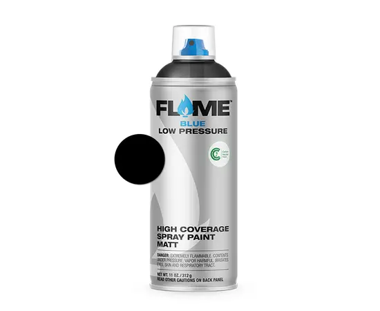 Spray paint FLAME FB602 400ml deep black Spray paint FLAME FB602 400ml deep black
