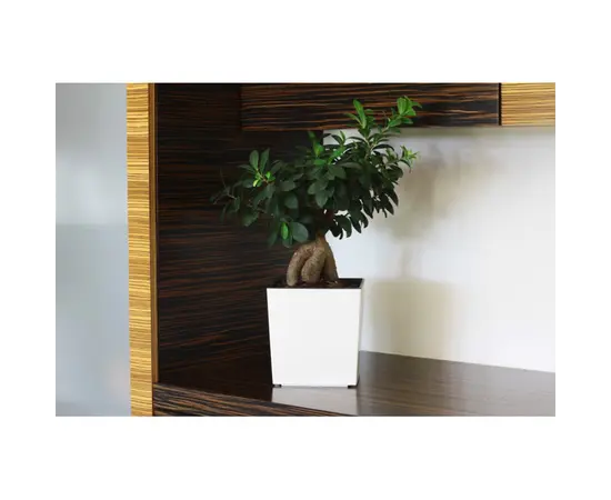 ქოთანი ყვავილის Lamela JUKA planter white 40x40 სმ ქოთანი ყვავილის Lamela JUKA planter white 40x40 სმ