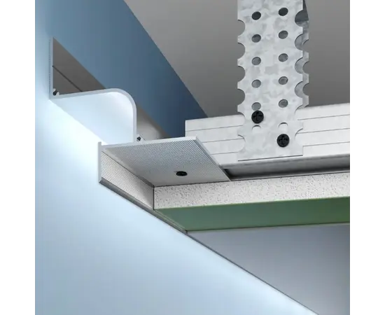 Профиль теневого шва АПТШ(ПЦ) 21 LED (АД-31А)БП- Т1) 3 м