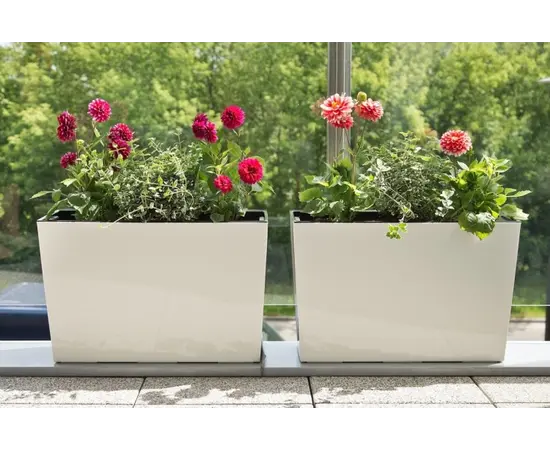 Горшок цветочный Lamela WERBENA 19x56см 12л кремовый Горшок цветочный Lamela WERBENA 19x56см 12л кремовый