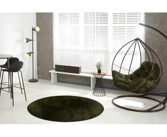 Carpet DCcarpets Heaven 90770 Hunter Green R 120x120 cm