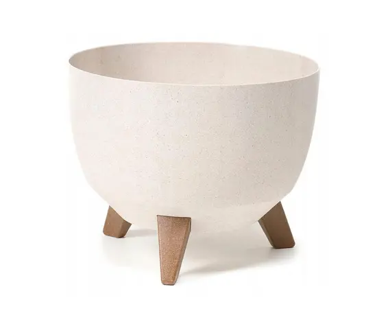 ქოთანი ყვავილის Lamela Bowl ROMA ECO wood 330 12,4ლ თეთრი ქოთანი ყვავილის Lamela Bowl ROMA ECO wood 330 12,4ლ თეთრი