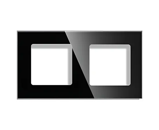 Frame Elegant Smart Home 2 glass black Frame Elegant Smart Home 2 glass black