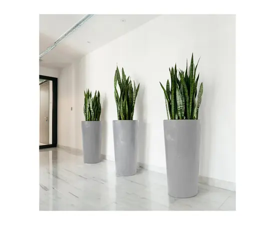 ყვავილის ქოთანი ნაცრისფერი Lamela LILIA ECO 29,5 ლ ყვავილის ქოთანი ნაცრისფერი Lamela LILIA ECO 29,5 ლ