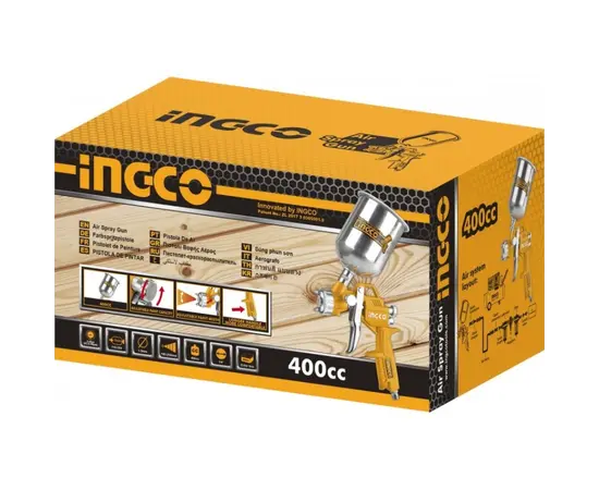 საღებავსაფრქვეველი Ingco ASG4041 400მლ საღებავსაფრქვეველი Ingco ASG4041 400მლ