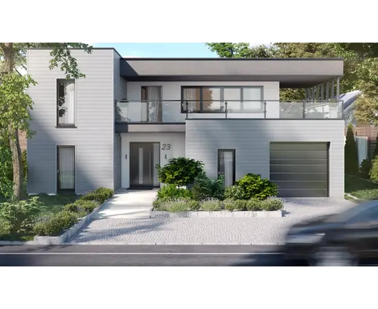 პანელი Profile VOX Kerrafront KF FS-302 CX Modern Wood Pearl Grey 0.332х2.95 მ A