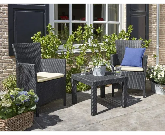 Набор садовой мебели Allibert Rosario graphite