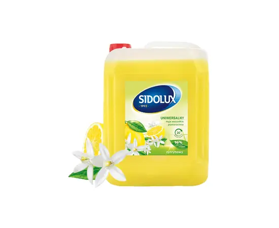 უნივერსალური საწმენდი საშუალება Sidolux ლიმონი 5 ლ