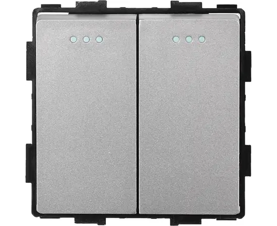 Switch without frame Socket Style 2 grey