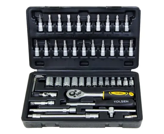 Набор ключей с запасными насадками TOLSEN 15138 46 шт