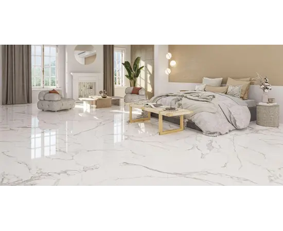 კერამოგრანიტი Halcon Ceramicas P LENOX WHITE LAP 9,5 R PRI 100X100სმ