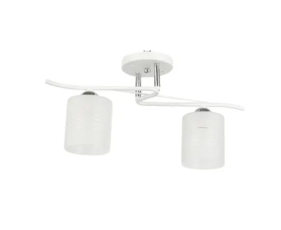 Люстра Bella Mita E27 2 6292-2 WH+CR белый хром