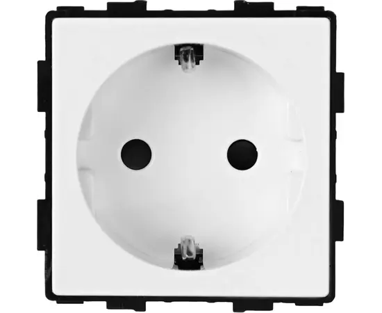 Socket without frame Socket Style 16A curtains white