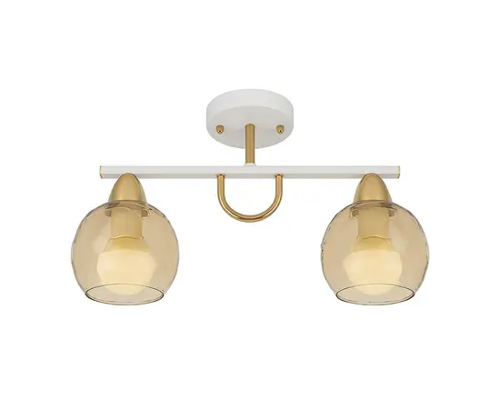 Люстра Bella Mita 2 E27 6280-2 WH+FG белый золото