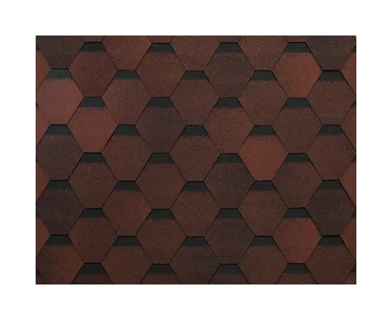 Roof shingle bituminous flexible Technonicol Optima Sonata red 3 m²